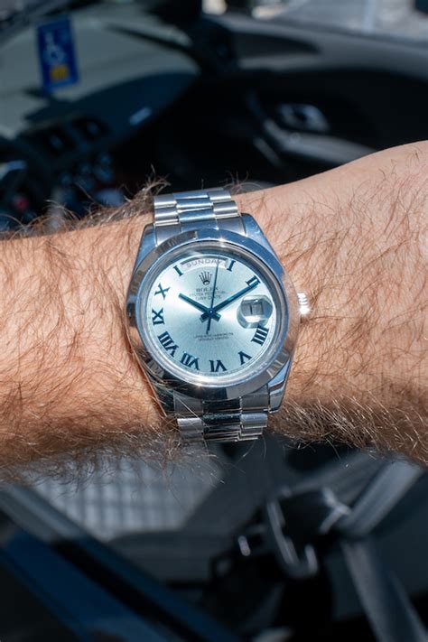 rolex platinum watch review